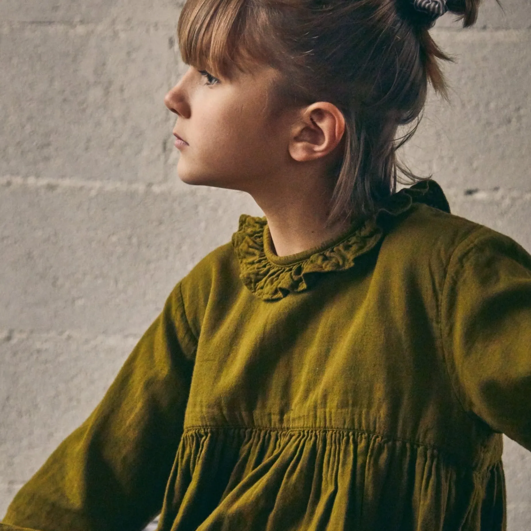 Poudre Organic Jupes & Robes | ROBE CAMPANULE Fir Green FirGreen