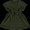 Poudre Organic Jupes & Robes | ROBE DAHLIA CÔTELÉ Forest Green ForestGreen