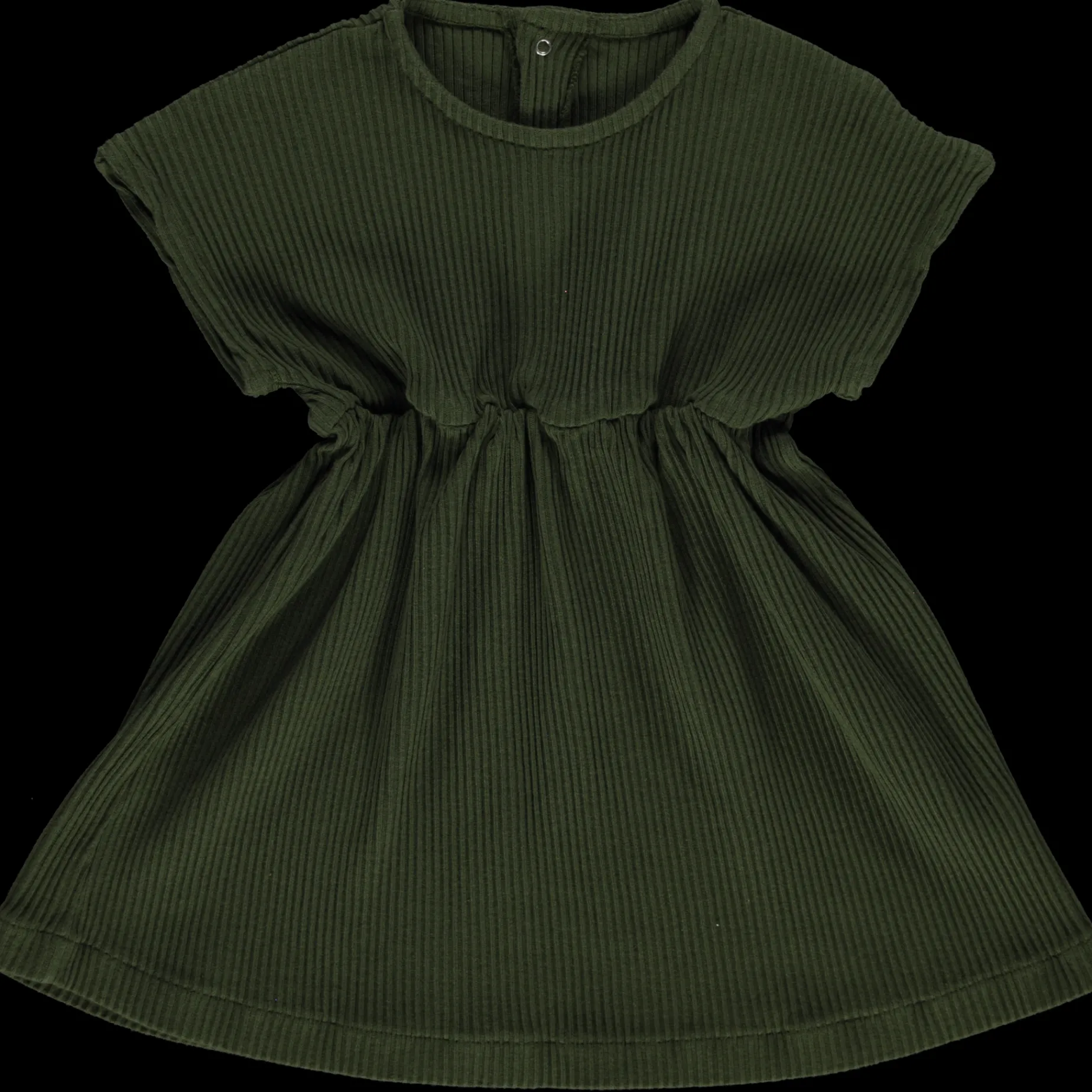 Poudre Organic Jupes & Robes | ROBE DAHLIA CÔTELÉ Forest Green ForestGreen