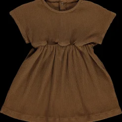 Poudre Organic Jupes & Robes | ROBE DAHLIA CÔTELÉ Nuthatch