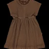 Poudre Organic Jupes & Robes | ROBE DAHLIA CÔTELÉ Toffee