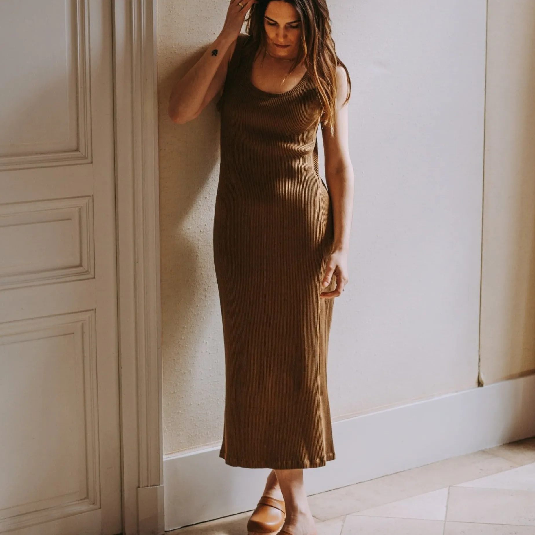 Poudre Organic Jupes & Robes | ROBE FÈVE Toffee