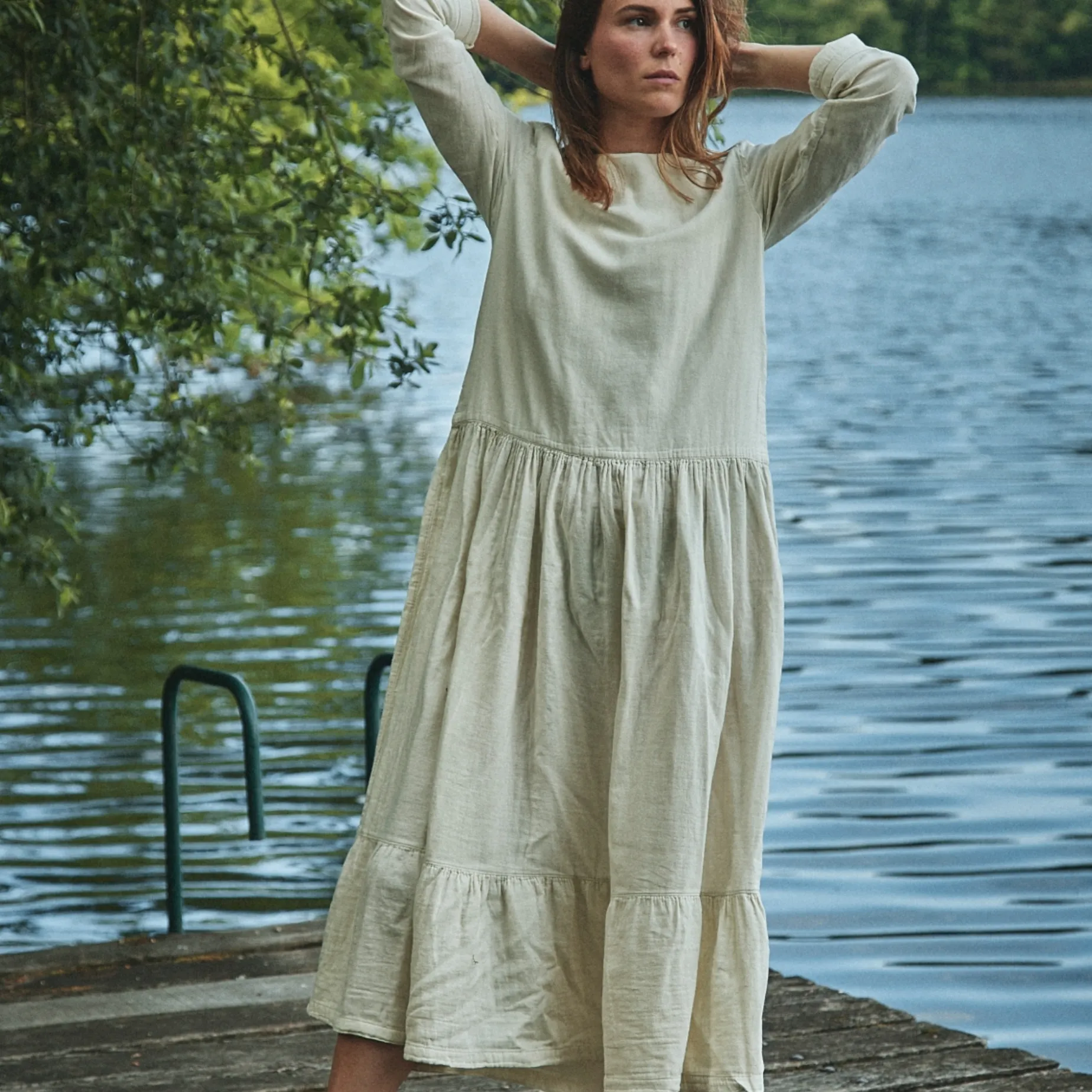 Poudre Organic Jupes & Robes | ROBE GAURA Almond Milk AlmondMilk