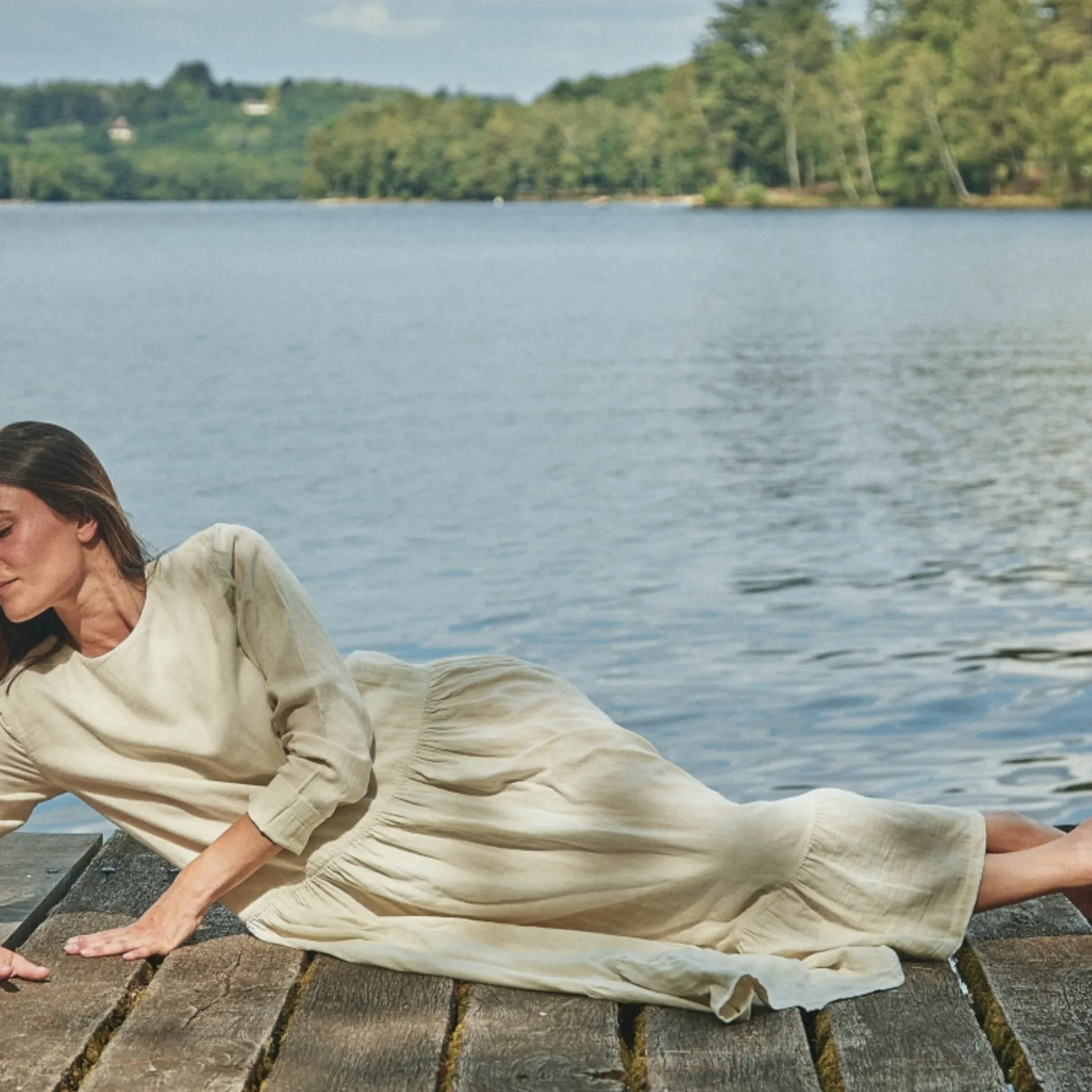 Poudre Organic Jupes & Robes | ROBE GAURA Almond Milk AlmondMilk