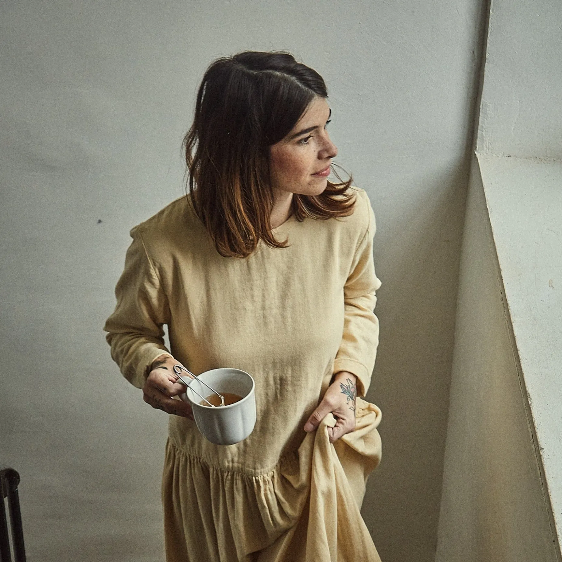 Poudre Organic Jupes & Robes | ROBE GAURA Biscotti