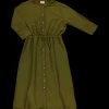 Poudre Organic Jupes & Robes | ROBE GIROFLE Fir Green FirGreen