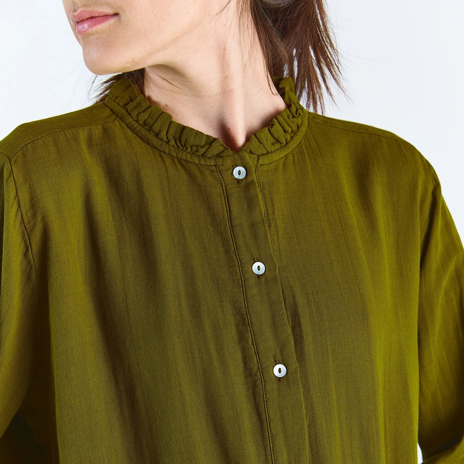 Poudre Organic Jupes & Robes | ROBE GIROFLE Fir Green FirGreen