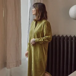 Poudre Organic Jupes & Robes | ROBE LIS Green Moss GreenMoss
