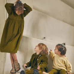 Poudre Organic Jupes & Robes | ROBE LISERON Fir Green FirGreen