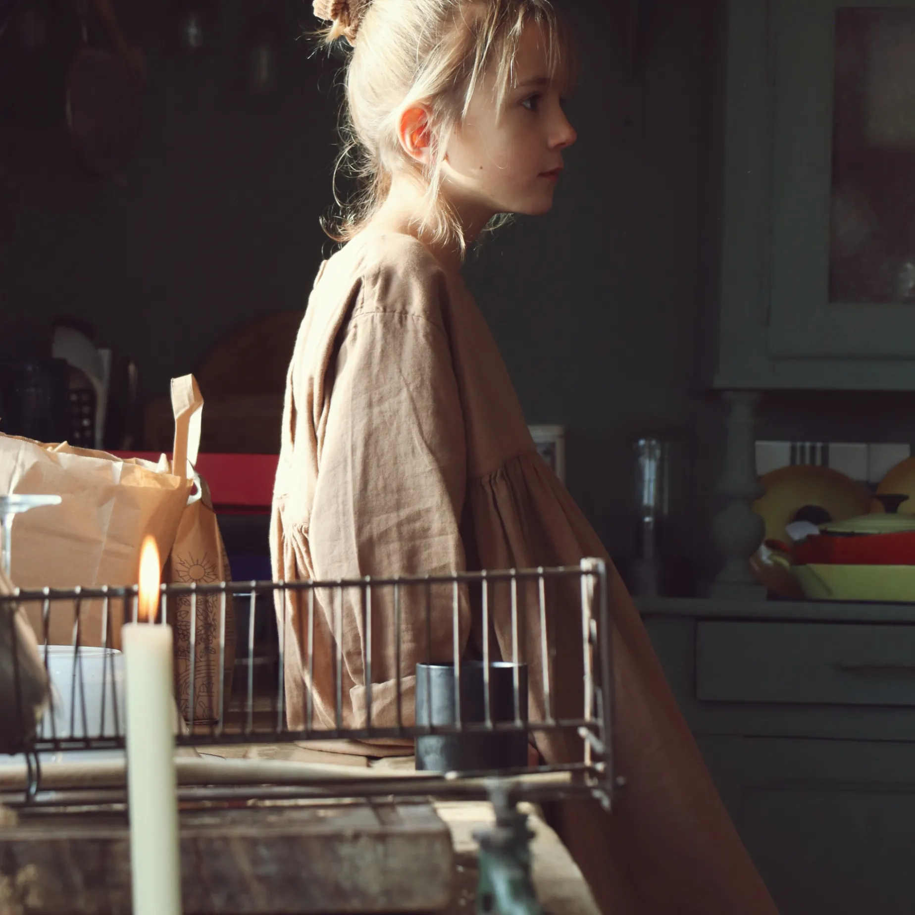 Poudre Organic Jupes & Robes | ROBE LISERON Nuthatch