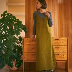Poudre Organic Jupes & Robes | ROBE NARCISSE Fir Green FirGreen