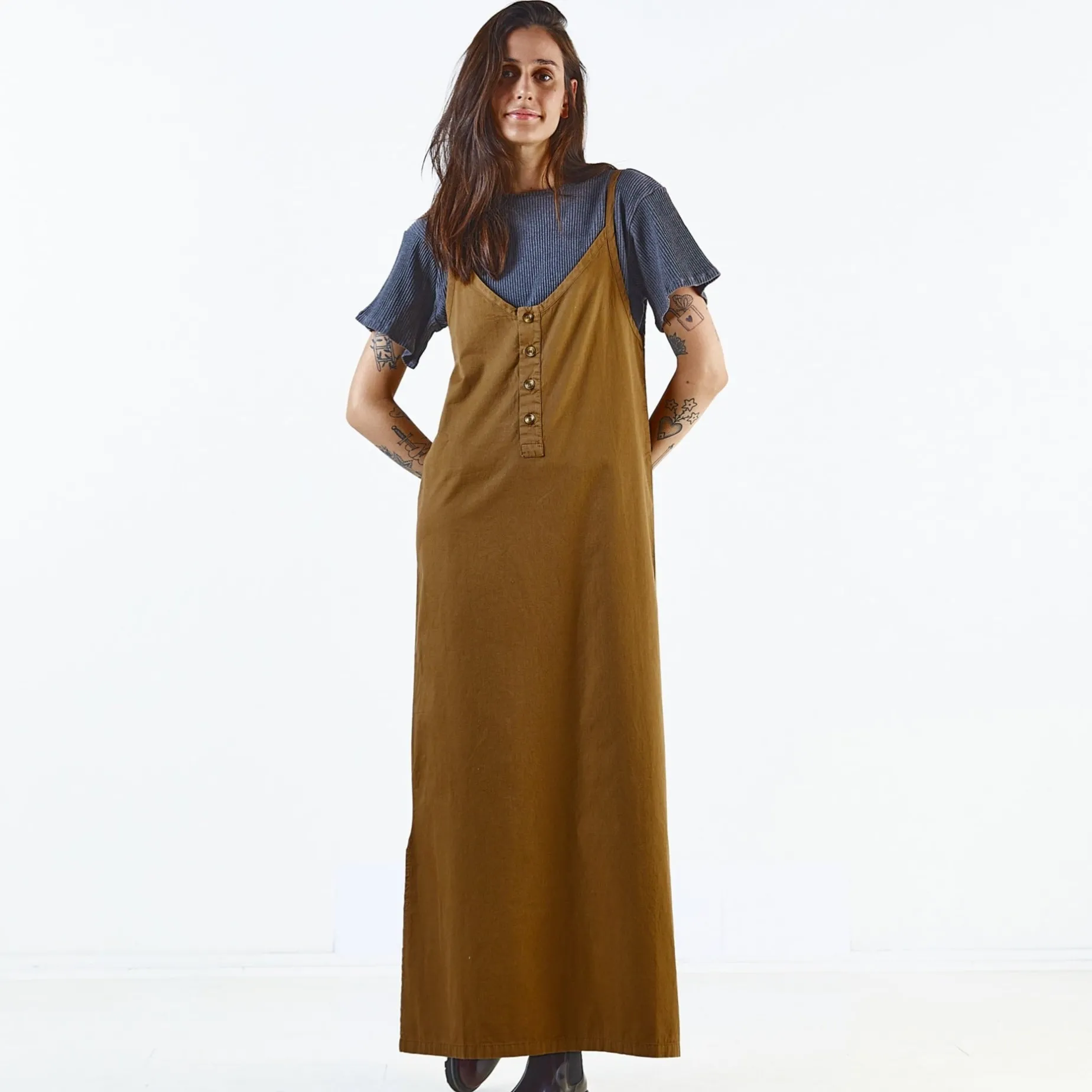 Poudre Organic Jupes & Robes | ROBE NARCISSE Nuthatch