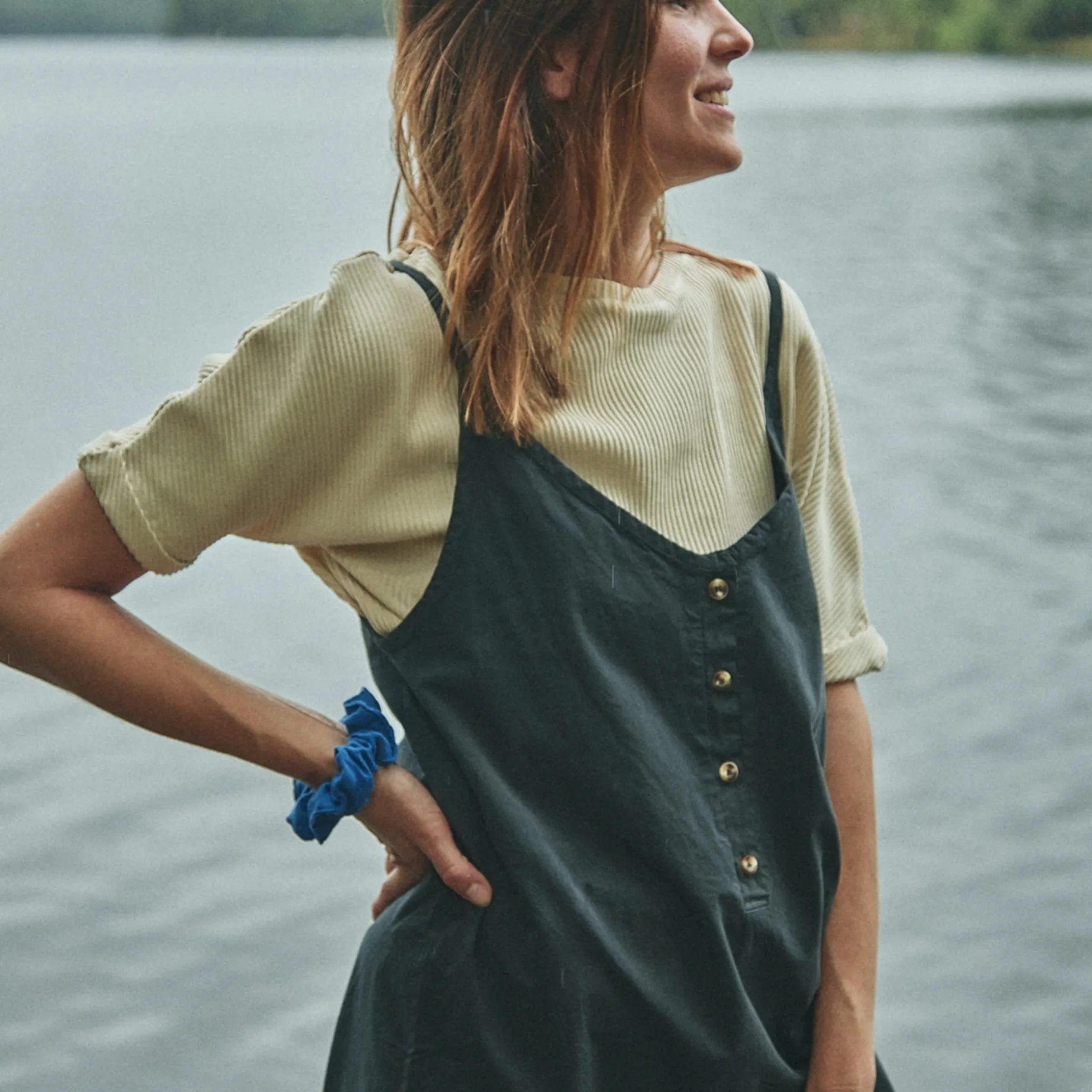 Poudre Organic Jupes & Robes | ROBE NARCISSE Pirate Black PirateBlack