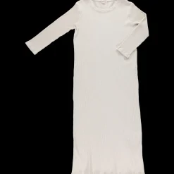 Poudre Organic Jupes & Robes | ROBE ORCHIDÉE CÔTELÉ ADULTE Almond Milk AlmondMilk