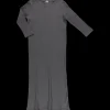 Poudre Organic Jupes & Robes | ROBE ORCHIDÉE CÔTELÉ ADULTE Anthracite