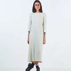 Poudre Organic Jupes & Robes | ROBE ORCHIDÉE CÔTELÉ ADULTE Almond Milk AlmondMilk