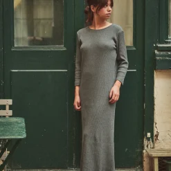 Poudre Organic Jupes & Robes | ROBE ORCHIDÉE CÔTELÉ ADULTE Anthracite