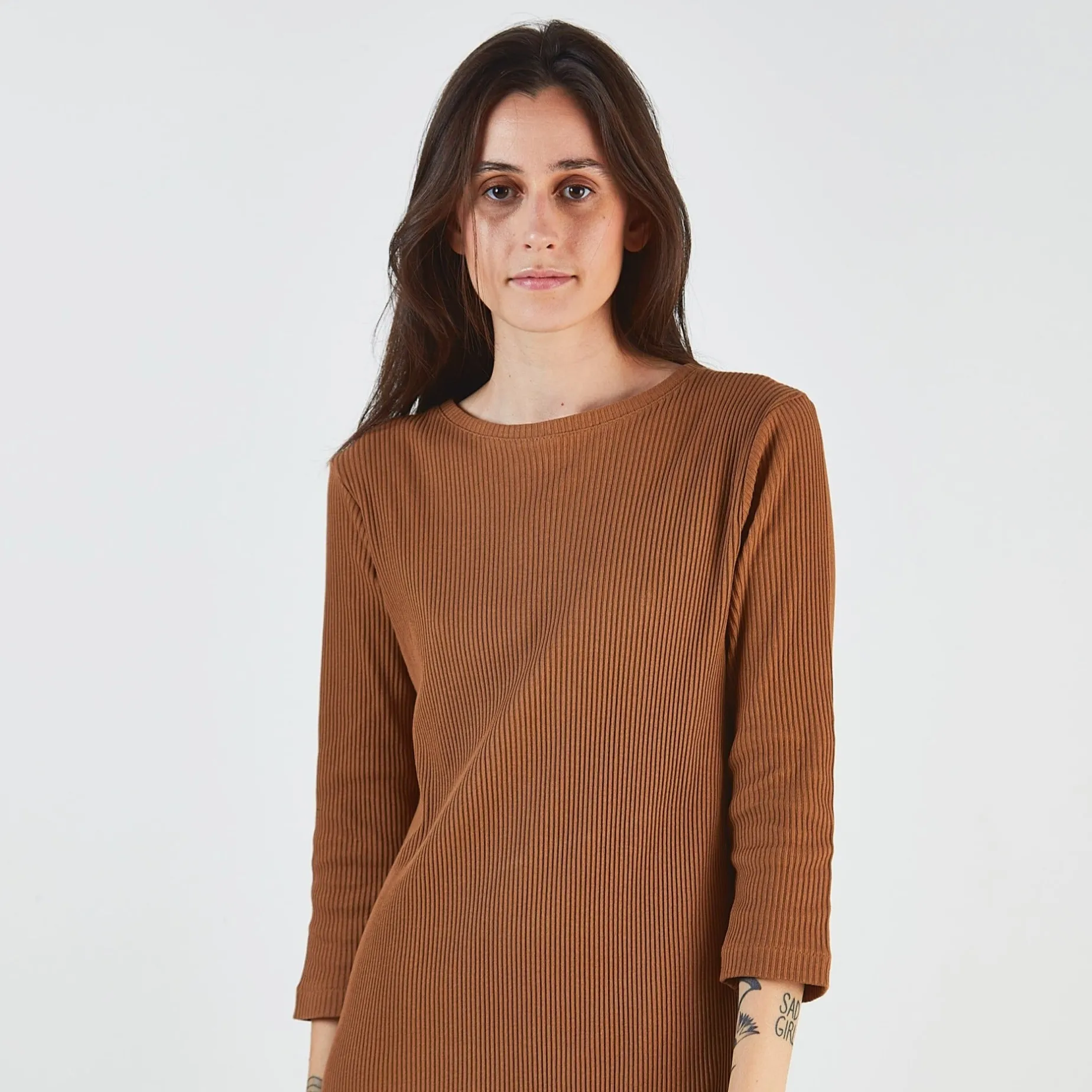 Poudre Organic Jupes & Robes | ROBE ORCHIDÉE CÔTELÉ ADULTE Nuthatch