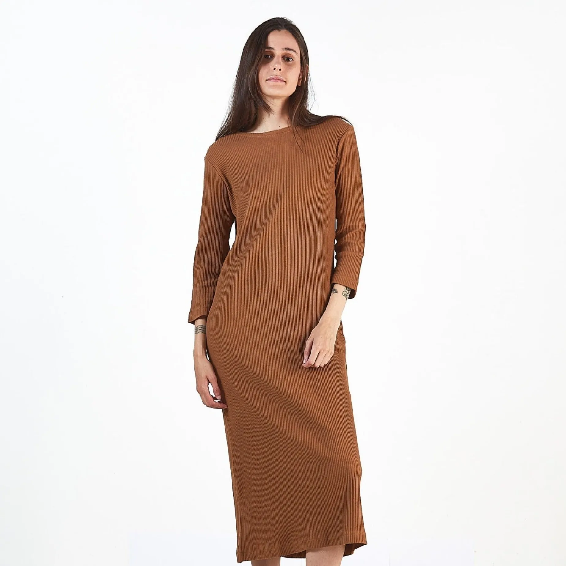 Poudre Organic Jupes & Robes | ROBE ORCHIDÉE CÔTELÉ ADULTE Nuthatch