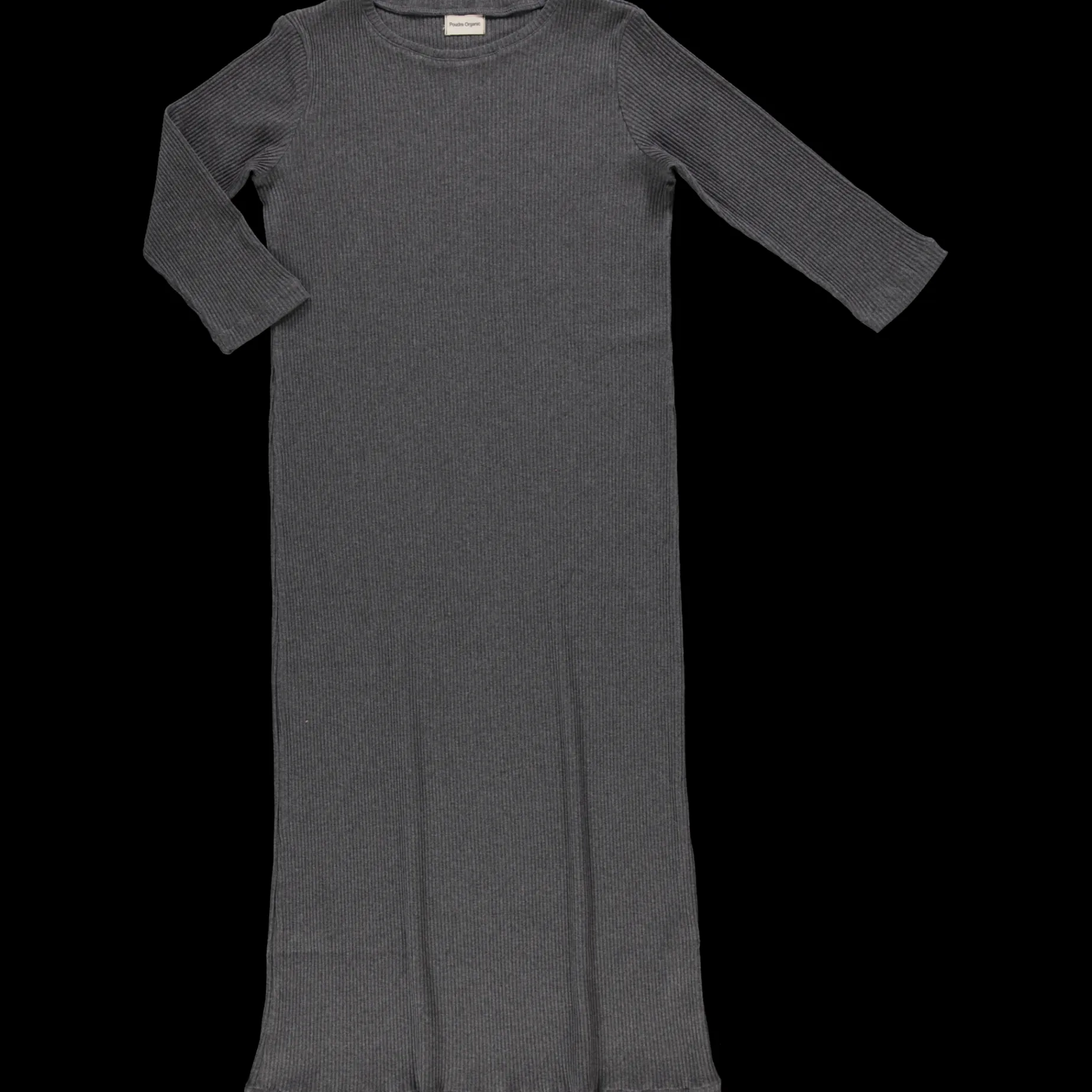 Poudre Organic Jupes & Robes | ROBE ORCHIDÉE CÔTELÉ KIDS Anthracite
