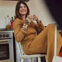 Poudre Organic Jupes & Robes | ROBE TAGETE CÔTELÉ Dijon