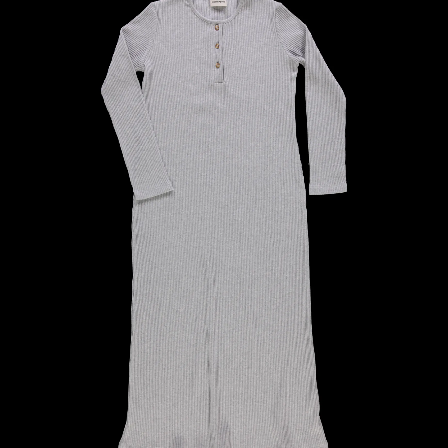 Poudre Organic Jupes & Robes | ROBE TAGETE CÔTELÉ Gris Clair Chiné GrisClairChiné