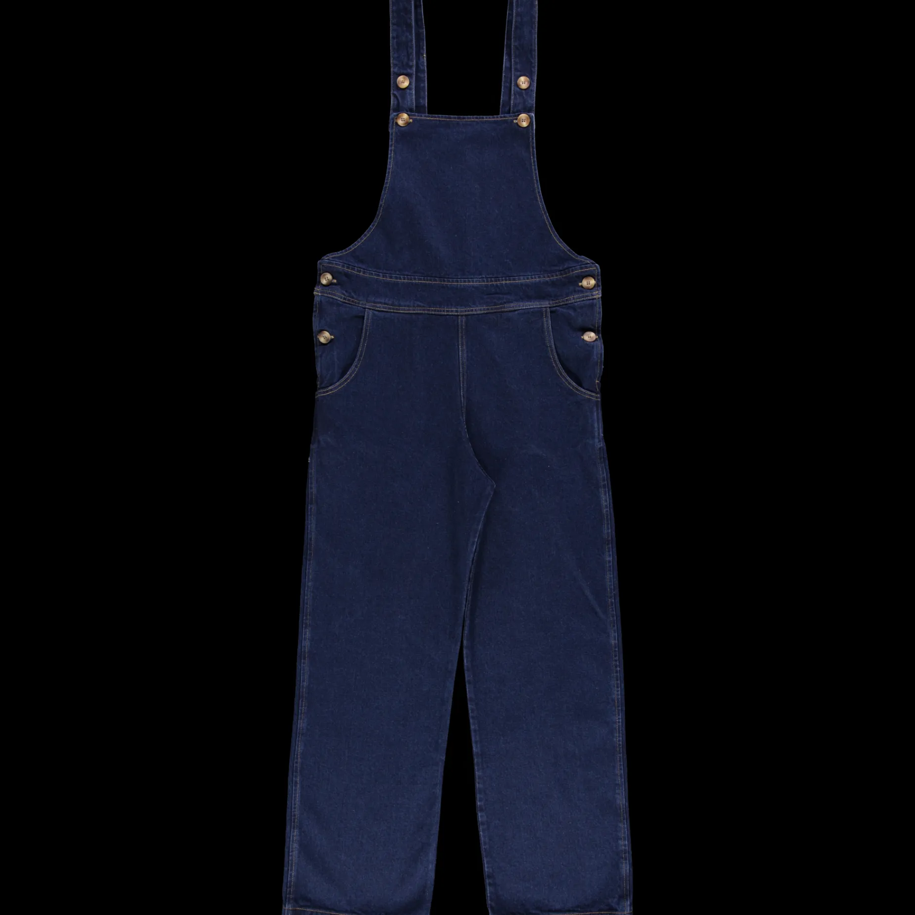 Poudre Organic Combinaisons & Salopettes | SALOPETTE QUETSCHE ADULTE Denim Dark Blue Denim-Dark-Blue