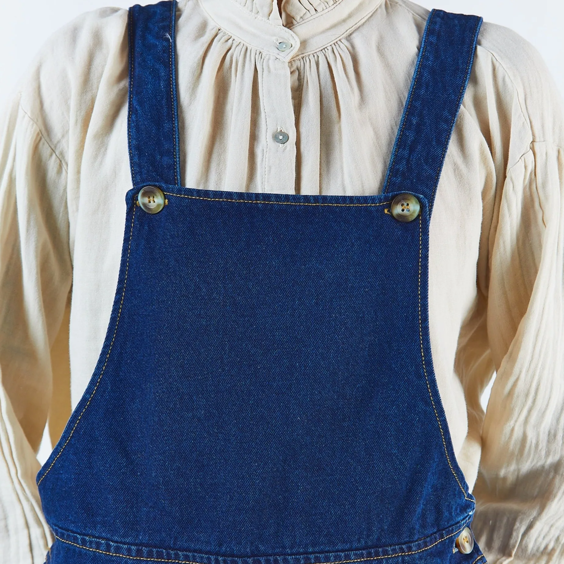 Poudre Organic Combinaisons & Salopettes | SALOPETTE QUETSCHE ADULTE Denim Dark Blue Denim-Dark-Blue