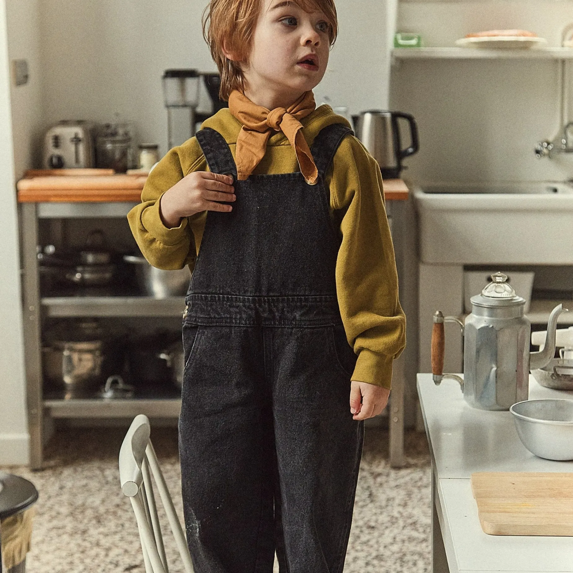 Poudre Organic Combinaisons & Salopettes | Combinaisons & Salopettes | SALOPETTE QUETSCHE Denim Noir Denim-Noir
