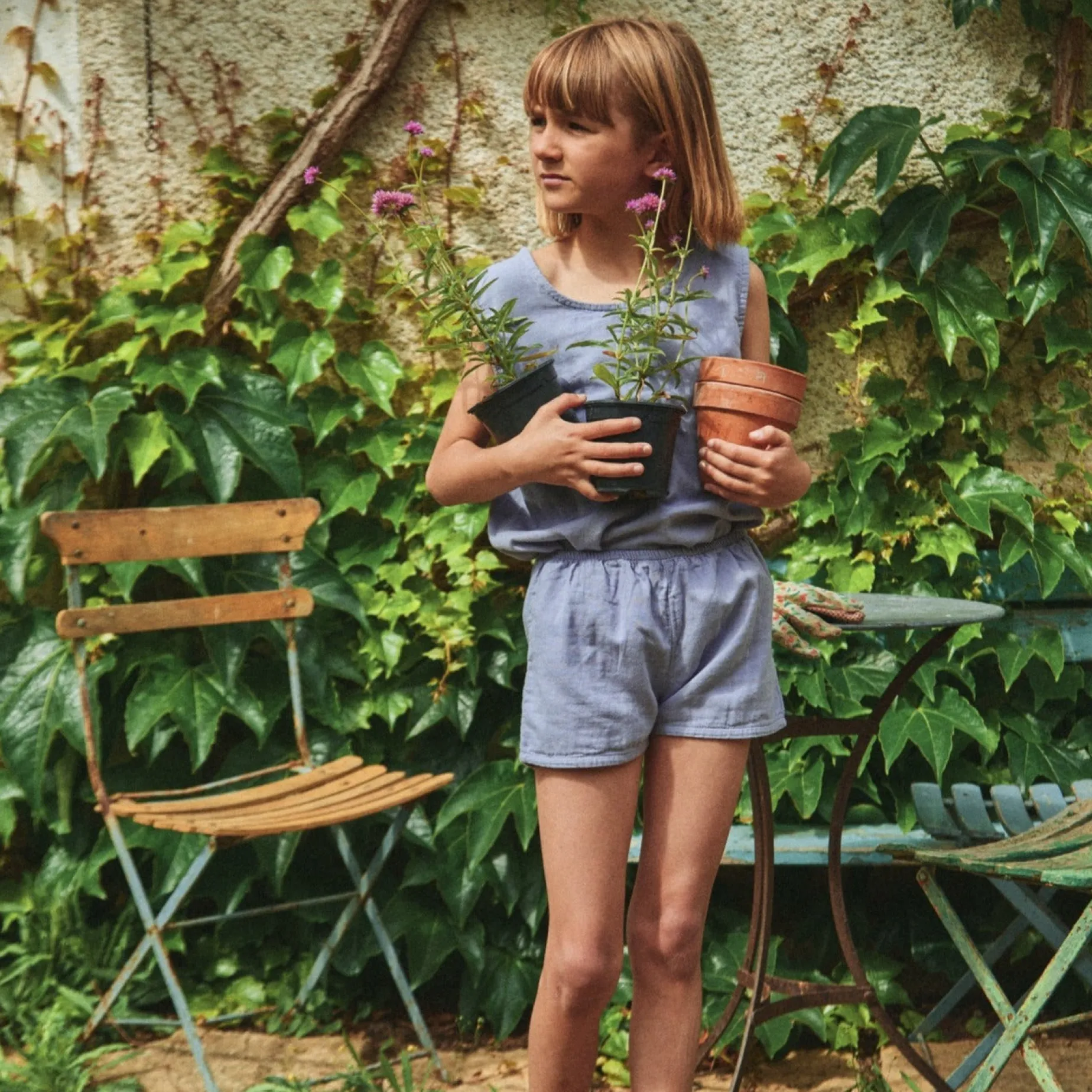 Poudre Organic Bloomers & Shorts | SHORT CARDAMOME Lavender Aura LavenderAura