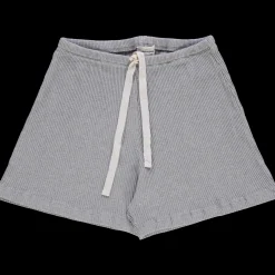 Poudre Organic Homewear | Shorts | SHORT HORTENSIA CÔTELÉ Gris Clair Chiné GrisClairChine