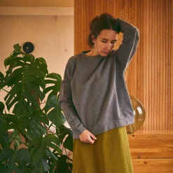 Poudre Organic Homewear | Sweatshirts | SWEATSHIRT ACENTRA Anthracite