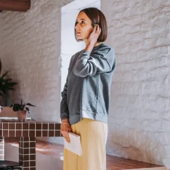 Poudre Organic Homewear | Sweatshirts | SWEATSHIRT ACENTRA Anthracite