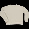 Poudre Organic Homewear | Sweatshirts | SWEATSHIRT ACENTRA VELOURS Almond Milk AlmondMilk
