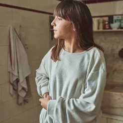 Poudre Organic Sweatshirts | Sweatshirts | SWEATSHIRT CASSANDRE ÉPONGE Lunar Rock LunarRock