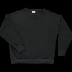 Poudre Organic Homewear | Sweatshirts | SWEATSHIRT REDONDO MOLLETON Pirate Black PirateBlack