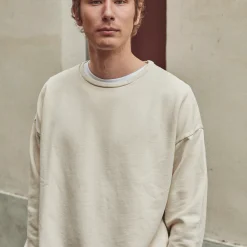 Poudre Organic Homewear | Sweatshirts | SWEATSHIRT REDONDO MOLLETON Beige