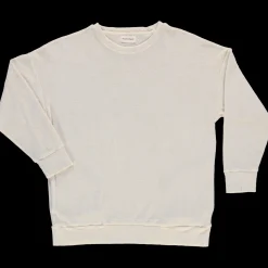 Poudre Organic Homewear | Sweatshirts | SWEATSHIRT REDONDO ÉPONGE Almond Milk AlmondMilk
