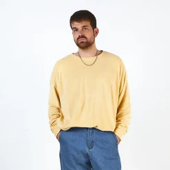 Poudre Organic Homewear | Sweatshirts | SWEATSHIRT REDONDO ÉPONGE Sahara Sun SaharaSun