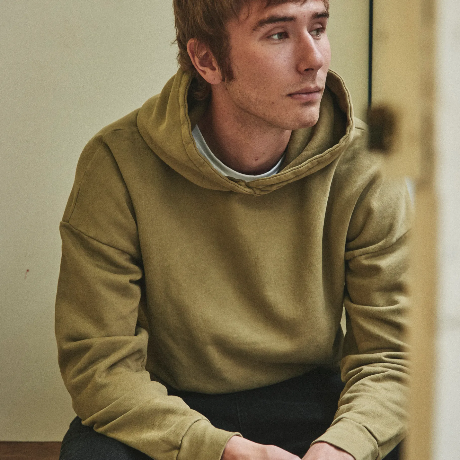 Poudre Organic Homewear | Sweatshirts | SWEATSHIRT SUETER Kaki