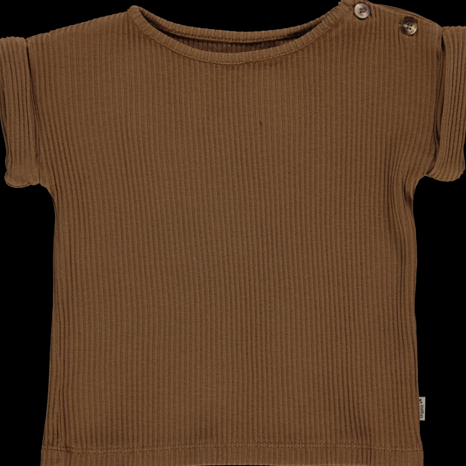 Poudre Organic T-shirts | T-SHIRT BOURRACHE CÔTELÉ Nuthatch