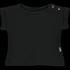 Poudre Organic T-shirts | T-SHIRT BOURRACHE CÔTELÉ Pirate Black PirateBlack