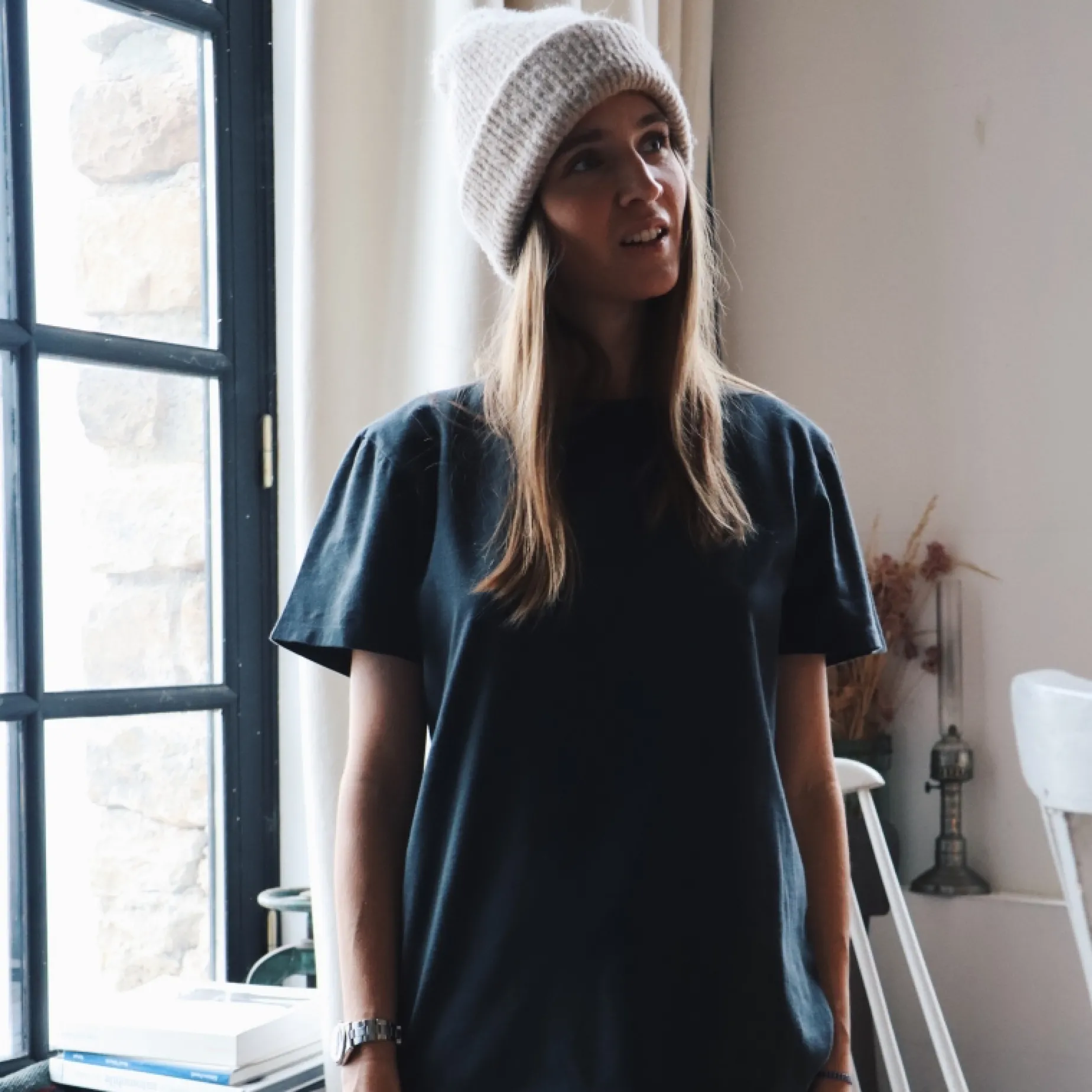 Poudre Organic Homewear | Homewear | T-SHIRT CAMISETA Pirate Black PirateBlack