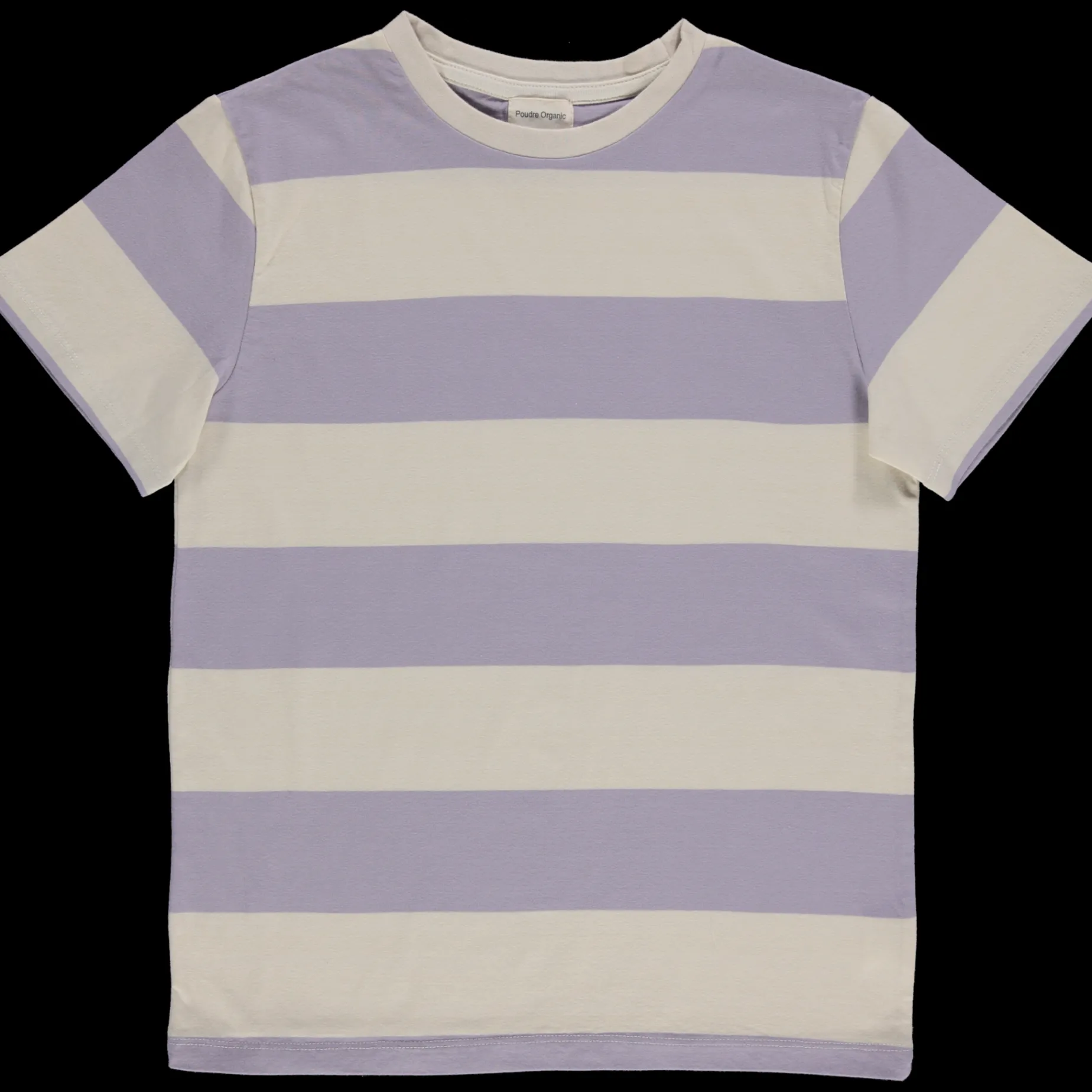 Poudre Organic Homewear | T-shirts | T-SHIRT CAMISETA Rayures Lavender RayuresLavender
