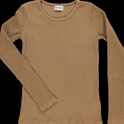 Poudre Organic Homewear | T-shirts | T-SHIRT EGLANTINE CÔTELÉ Dijon