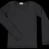 Poudre Organic T-shirts | T-SHIRT ÉGLANTINE MÉRINOS Gris Chiné GrisChiné