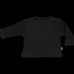 Poudre Organic T-shirts | T-SHIRT OLIVE CÔTELÉ Pirate Black PirateBlack