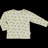 Poudre Organic T-shirts | T-SHIRT OLIVE Fleurs Honey Fleurs-Honey