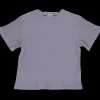 Poudre Organic T-shirts | T-SHIRT ORGEAT CÔTELÉ ADULTE Lavender Aura LavenderAura