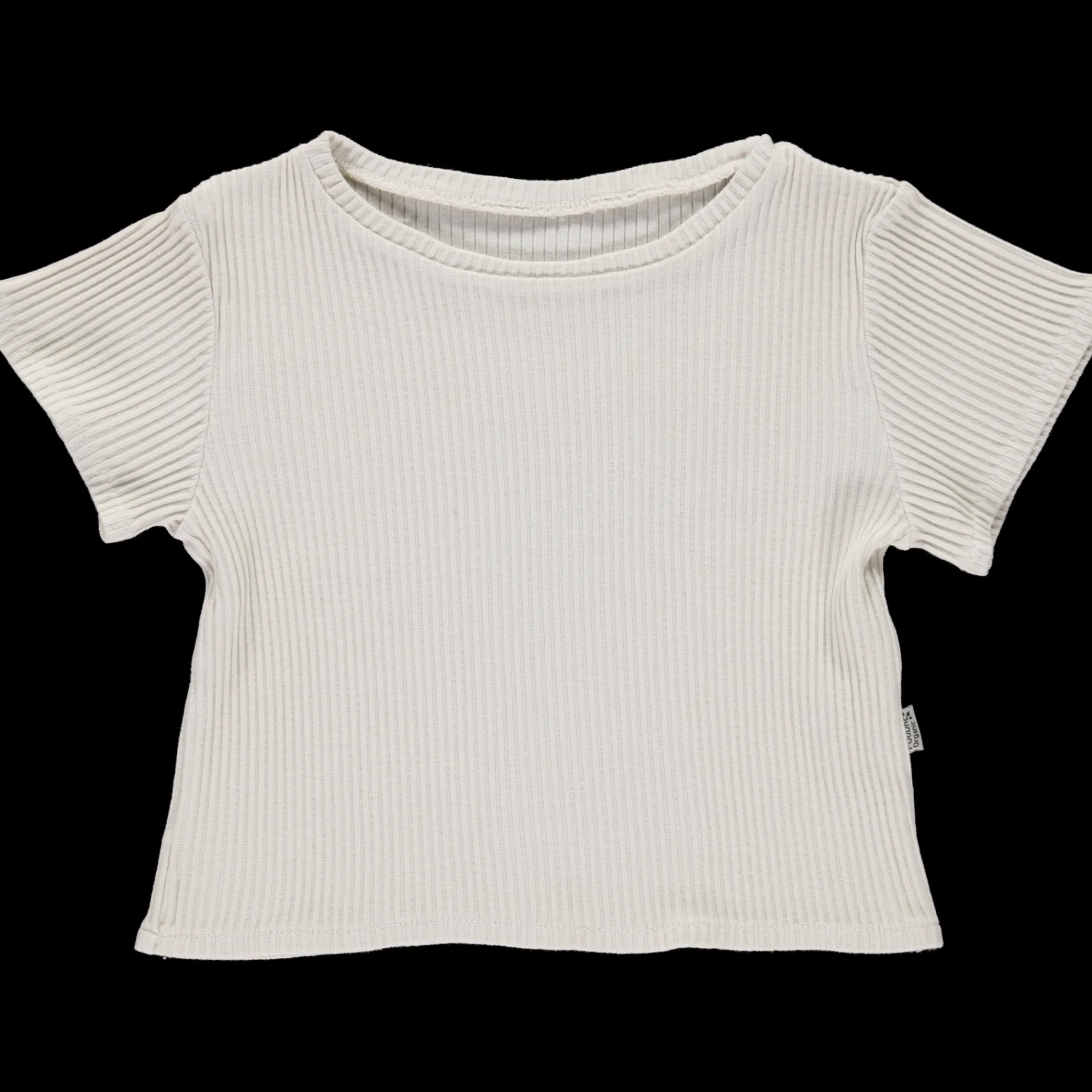 Poudre Organic T-shirts & Débardeurs | T-SHIRT ORGEAT CÔTELÉ Almond Milk AlmondMilk